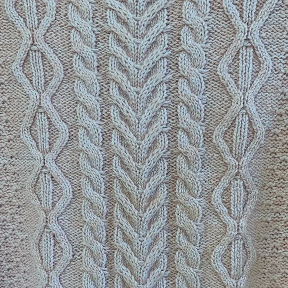 Laura Scott Pink Cable Knit Sweater - Picture 4 of 5